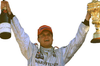 David Coulthard wins the British GP