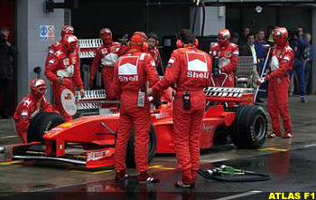 Silverstone 1998 - a win in the pits
