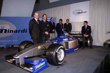 The Minardi team, 1999