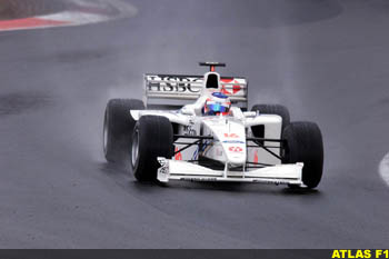 Barrichello in the wet
