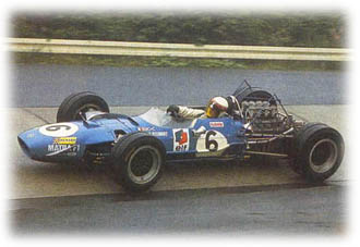Stewart at the Nurburgring, 1968