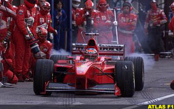 Schumacher's crucial pitstop, last year