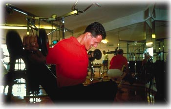 Michael Schumacher working out