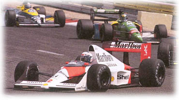 Alain Prost in the 1989 French GP