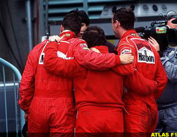 France 1998 - the winning Ferrari trio