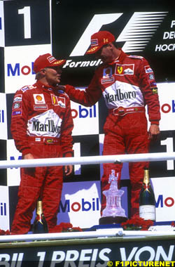 Salo and Irvine on the podium