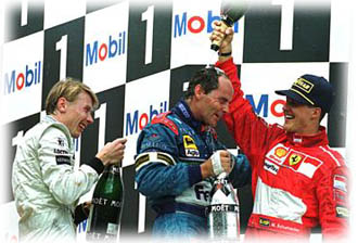 Hakkinen, Berger and Schumacher, Germany 1997