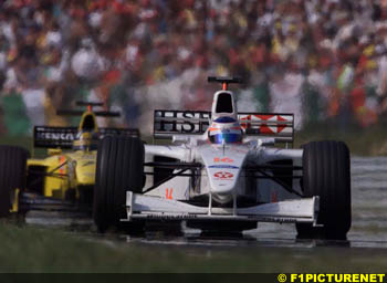 Barrichello at Hungary