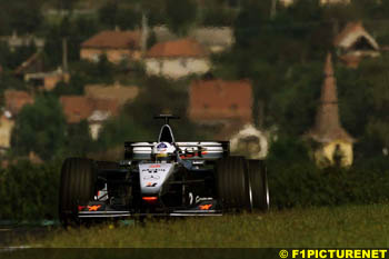 Coulthard at Hungary