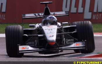David Coulthard in Italy