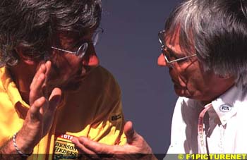 Ecclestone and Eddie Jordan