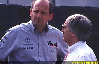 Ecclestone and Ron Dennis