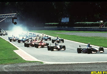 The start, Monza 1998