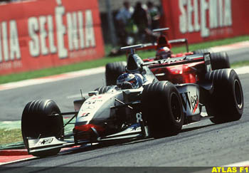 Schumacher closes on Hakkinen, Monza 1998