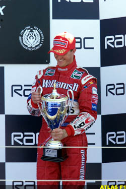 Ralf on the poduim at Silverstone this year