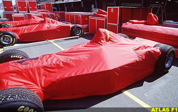 Ferrari's moving equipment