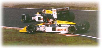 Nigel Mansell in 1987