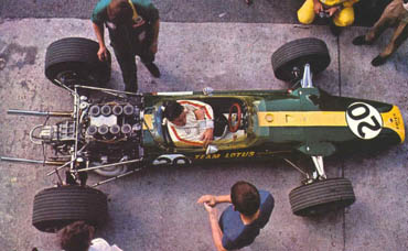 Clark in the 1967 Lotus 49