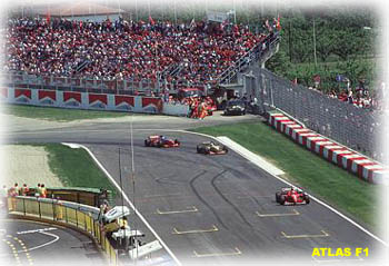 Imola 96 - Irvine, Brundle and Verstappen