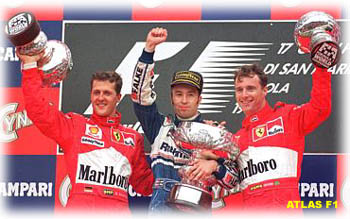Imola 1997 - the podium