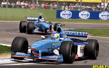 The Benettons at Imola, 1998