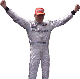 Mika Hakkinen, winner of Spanish GP