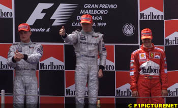 The podium - Spain, 1999