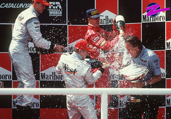 Spain 1998 - the podium