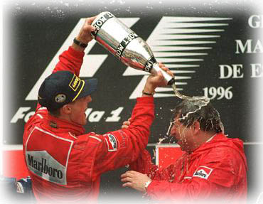 Spain '96 - Schumacher and Jean Todt