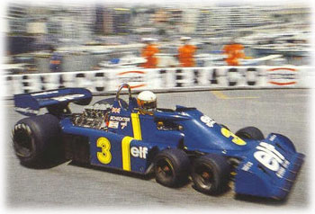 1976: the Tyrrell P34, at Monaco