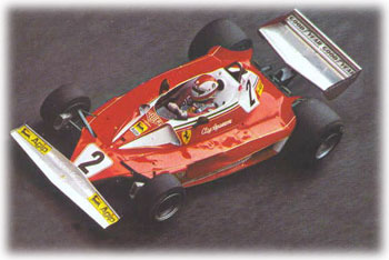 1976: Clay Regazzoni driving the Ferrari 312T