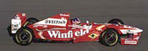 Villeneuve during test