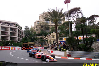 Zanardi leads from Wurz