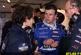 Alain Prost and Olivier Panis, today