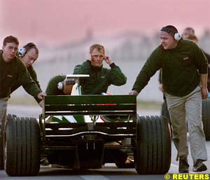 Johnny Herbert at the end of the day