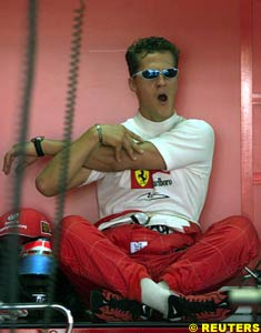Schumacher bored?
