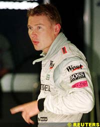 Mika Hakkinen at Jerez, this week