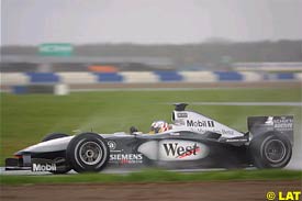 Alex Wurz in action, today