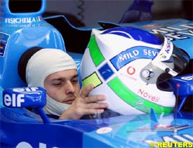 Giancarlo Fisichella at Jerez, today