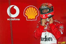 Schumacher Remains Calm Despite Gap