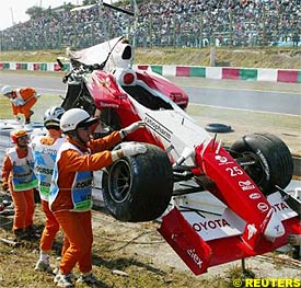McNish's car