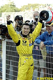 Delighted Sato Looking for First Points