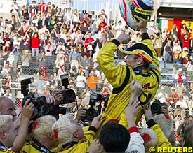 Sato Upstages Schumacher with First Points