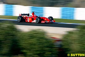 Schumacher Fastest Again at Jerez