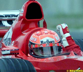 Schumacher wins the Japanese GP