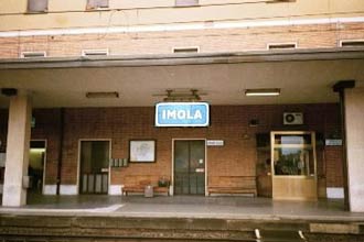 The train station in Imola